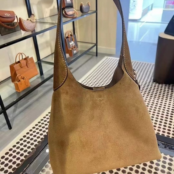 Coach Tan Leather Hobo Bag Brookling 28 - Picture 7 of 7